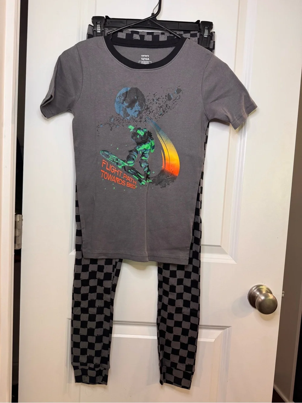 Carter's Black & Gray Skateboard Graphic Tees - Pack of 2